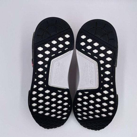Adidas NMD R1 Black / Pink / White Mens Shoes - Picture 6 of 8